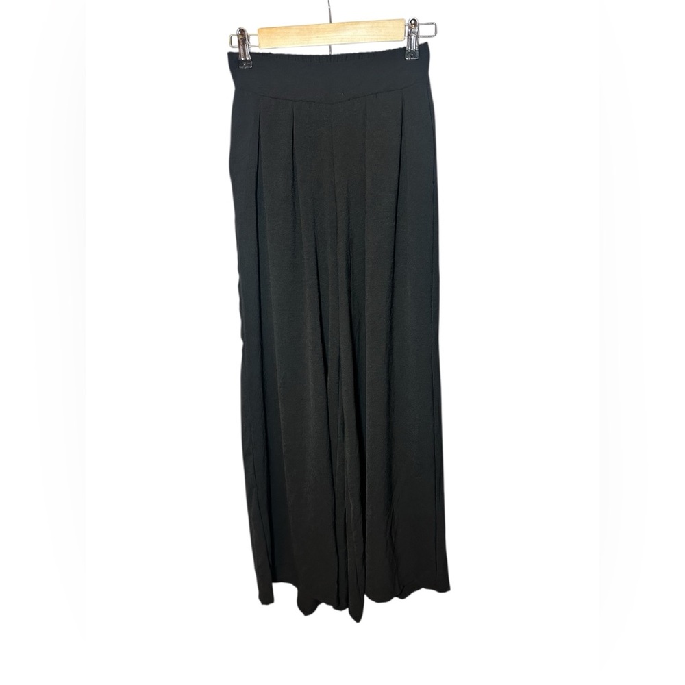 Elegant Black Women's Wide-Leg Pants
